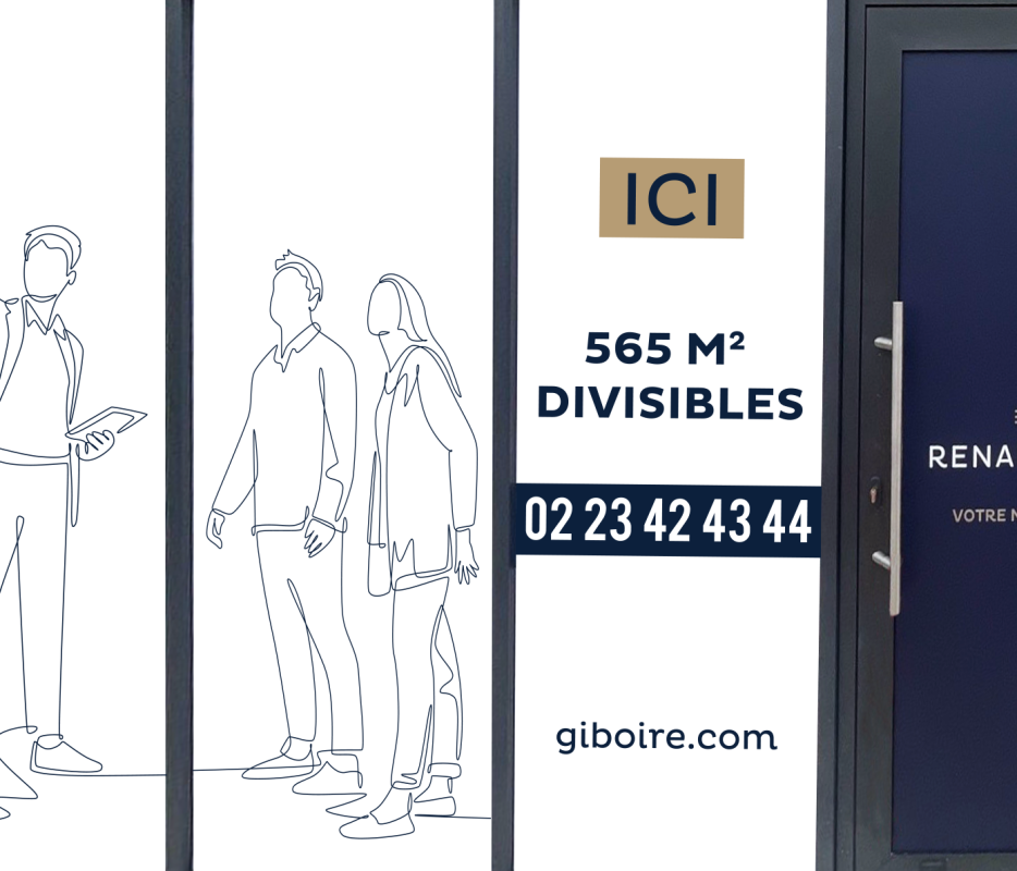 Giboire Renaissance - Adhésifs vitrine